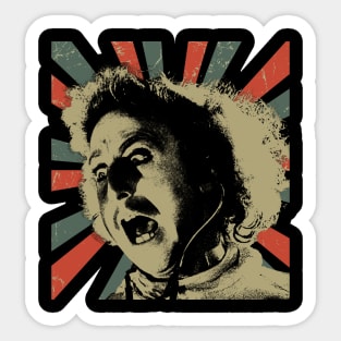 Gene Wilder || Vintage Art Design || SEDAGIVE Sticker